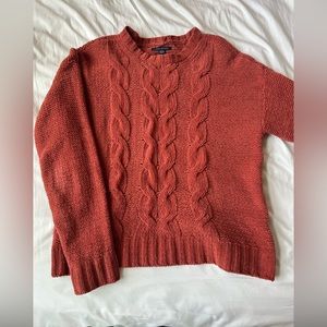 American Eagle sweater, size S, rust color